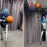 بکستبال بازی کردن ربات انسان‌نمای چین را تماشا کنید