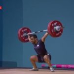 حافظ قشقایی در حرکت دوم یک ضرب موفق به مهار وزنه  126 کیلوگرم شد