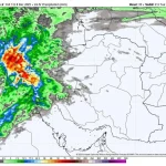 ورود سامانه بارشی ‌نیرومند به تهران و البرز و قم از لحظات آینده/برف و کولاک در جاده ها